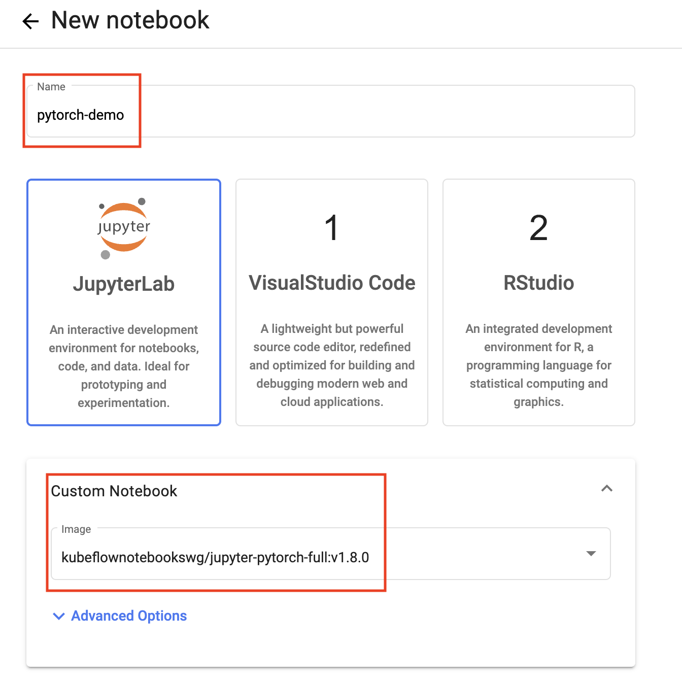 New PyTorch Notebook