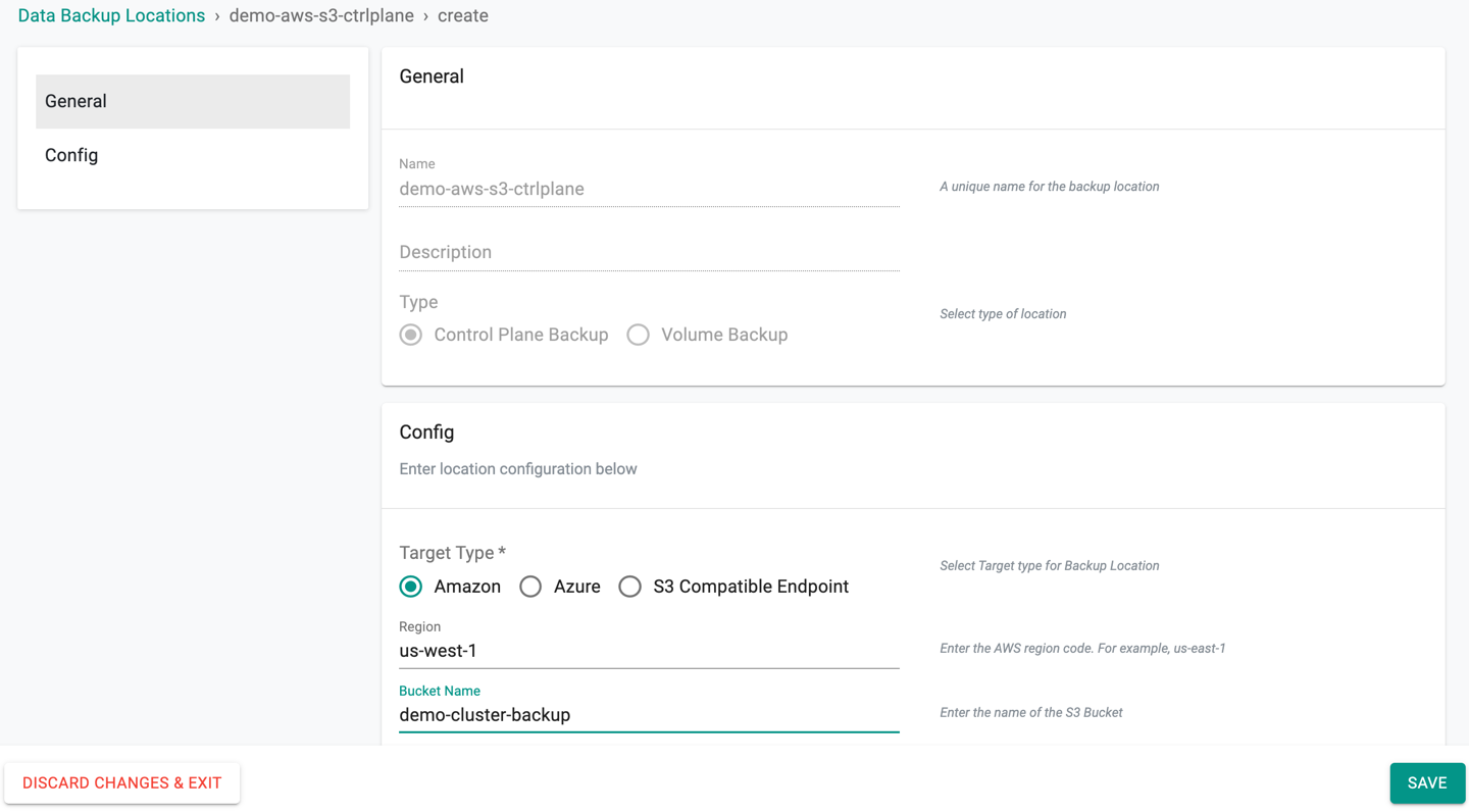 Configure Location