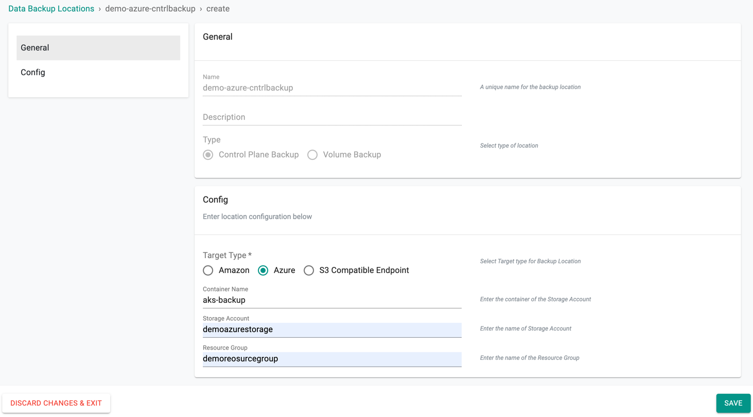 Configure Location