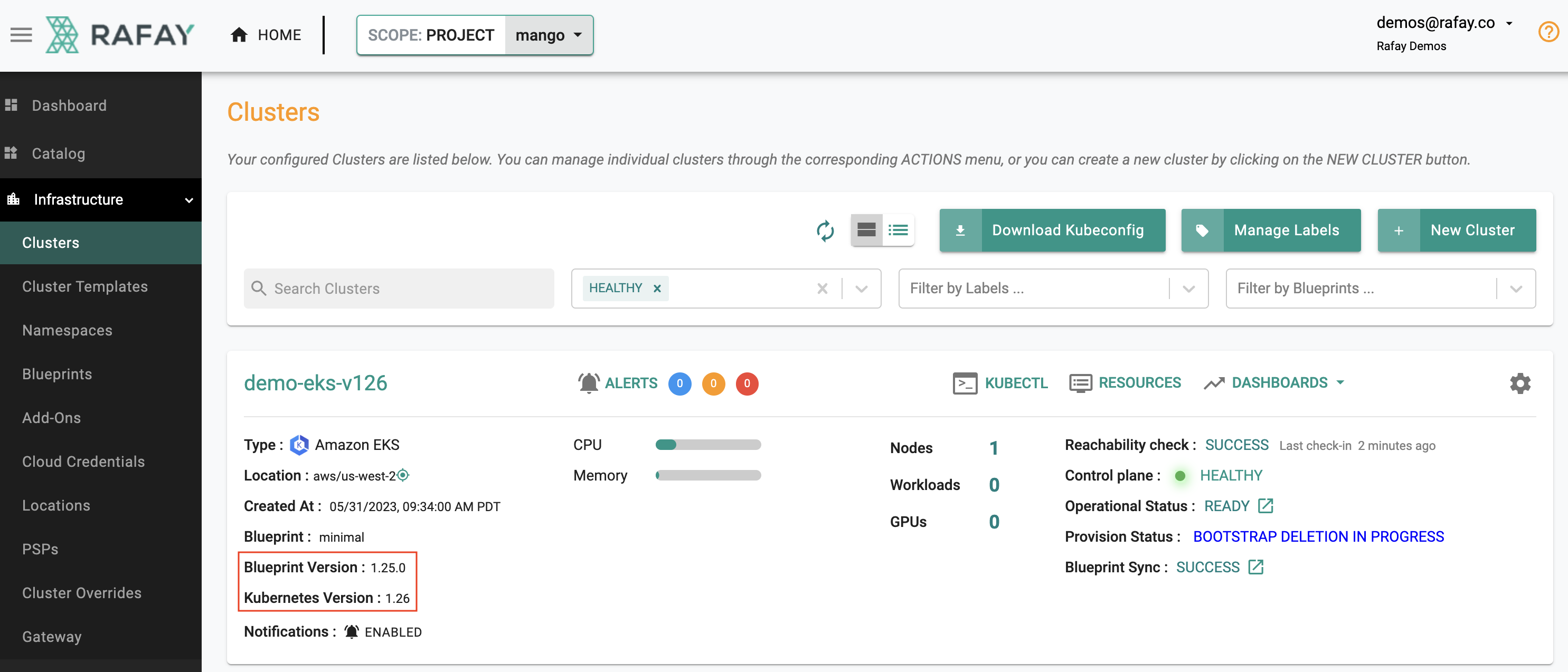 New EKS Cluster v1.26