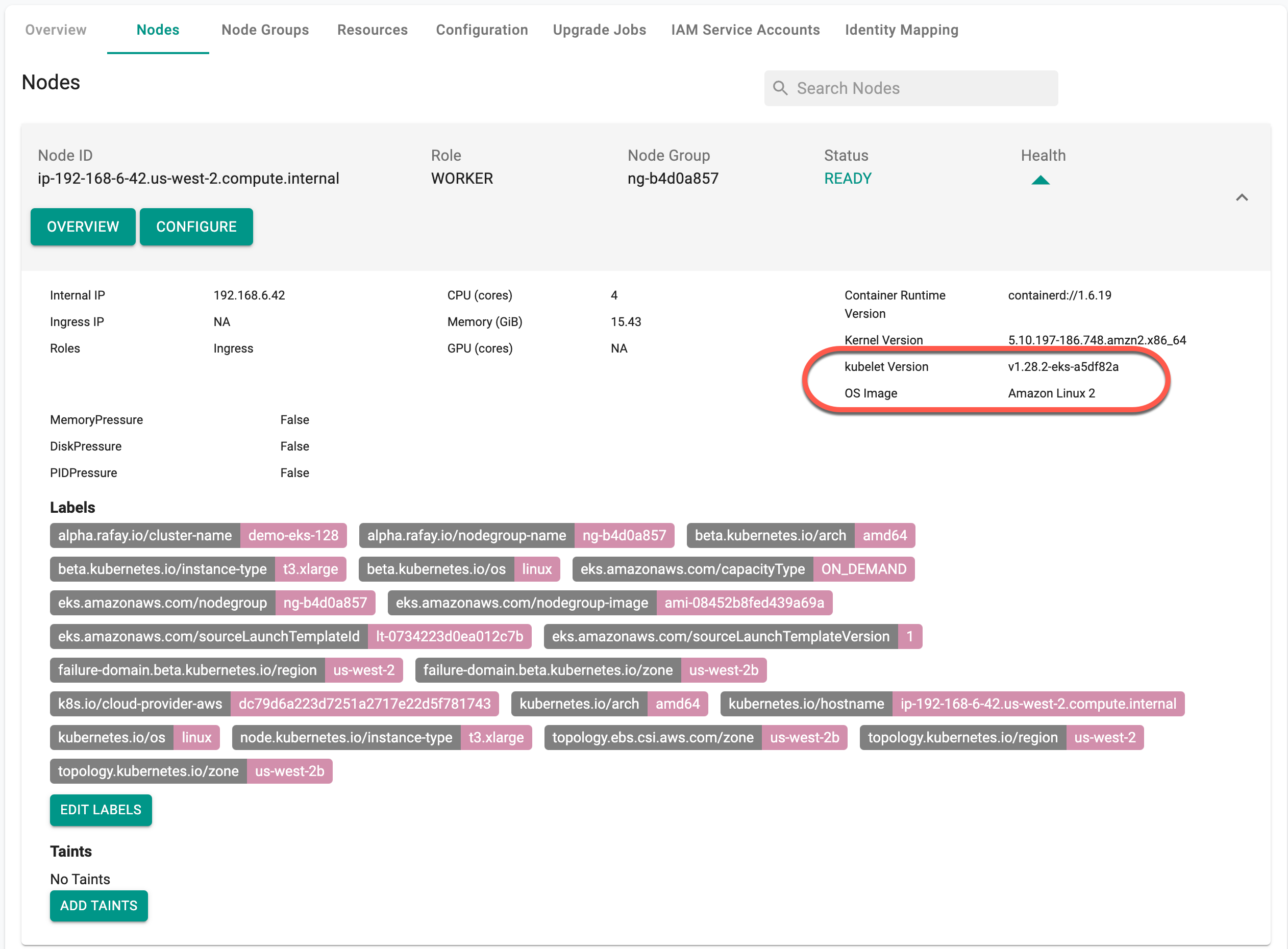 EKS v1.28 based Worker Node