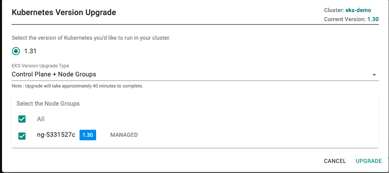 In-Place Upgrade Prompt