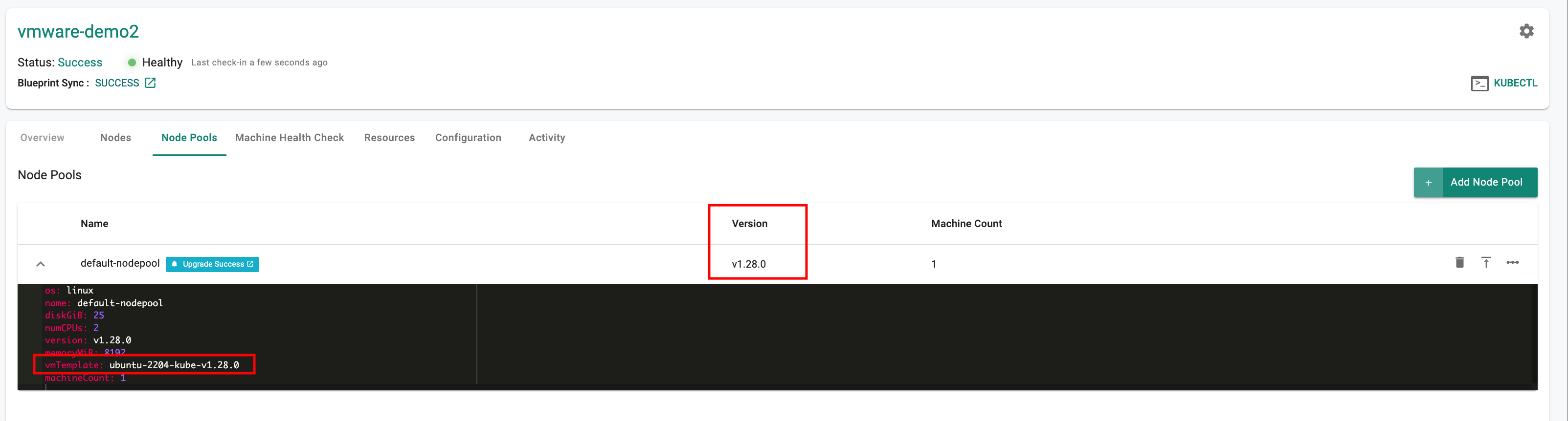 New Cluster Node based on K8S 1.28