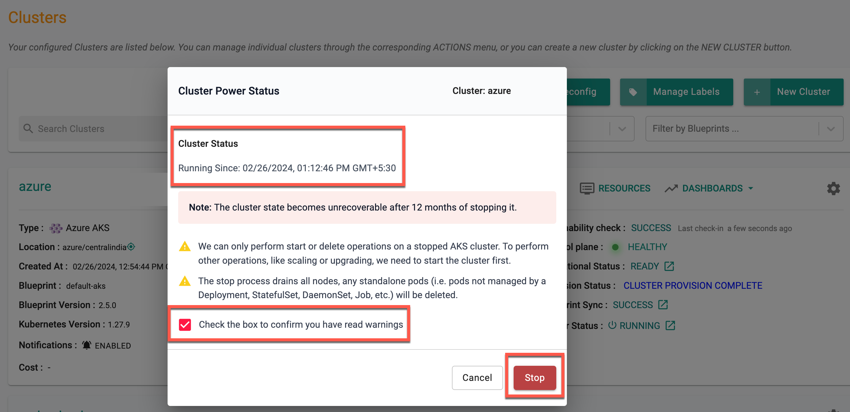 Create AKS Cluster