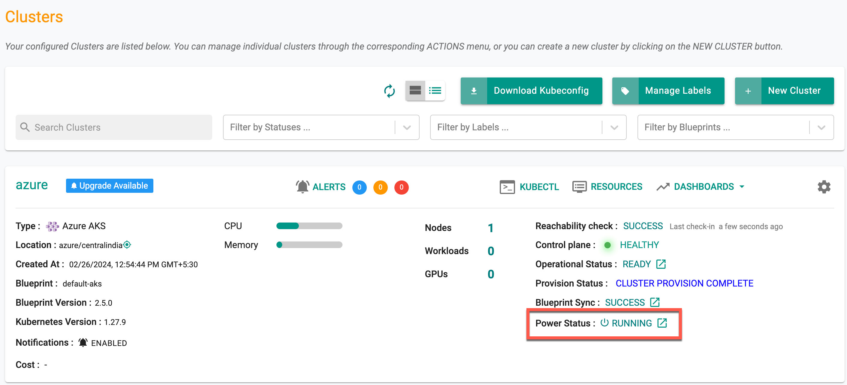 Create AKS Cluster