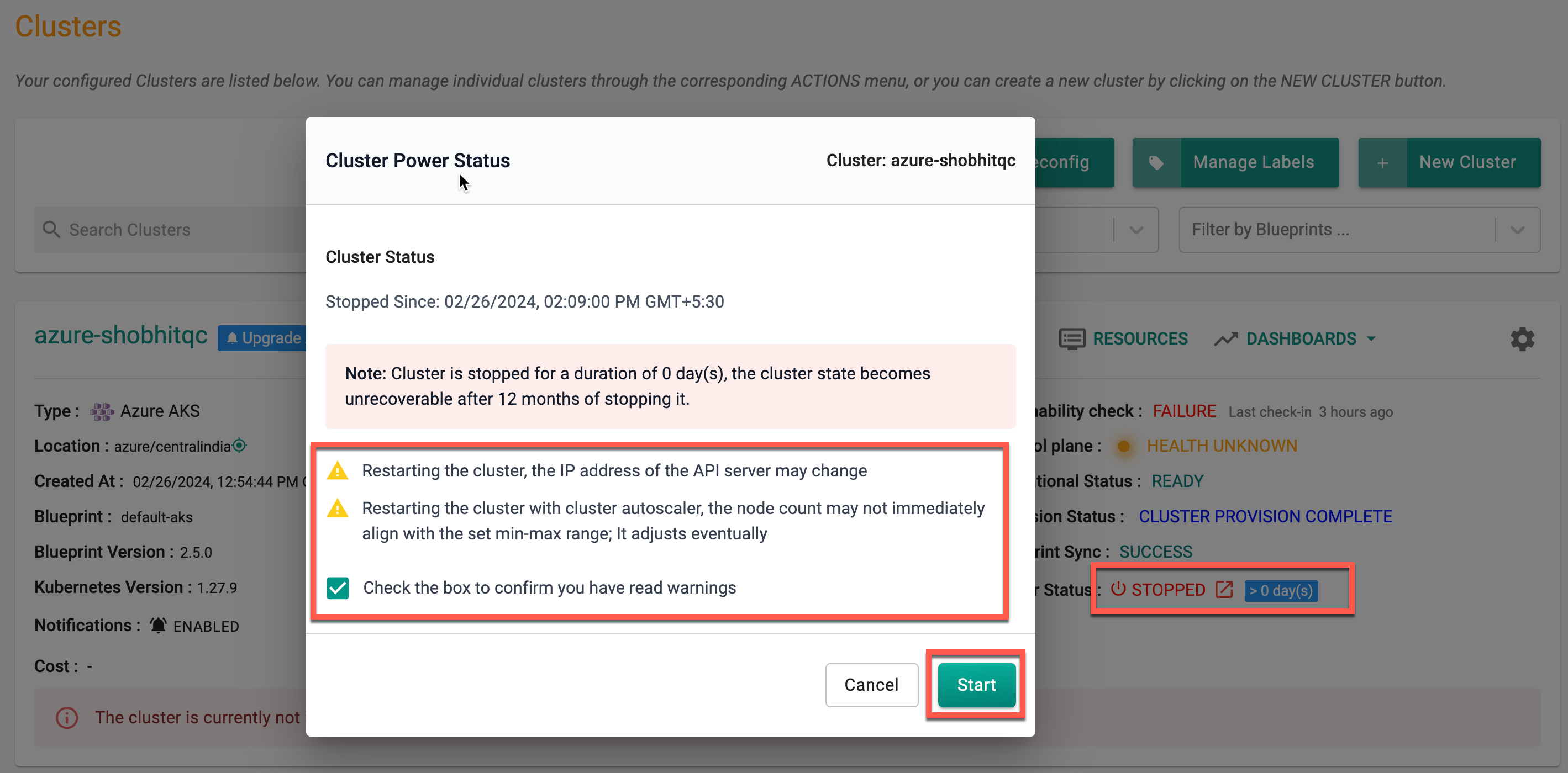 Create AKS Cluster