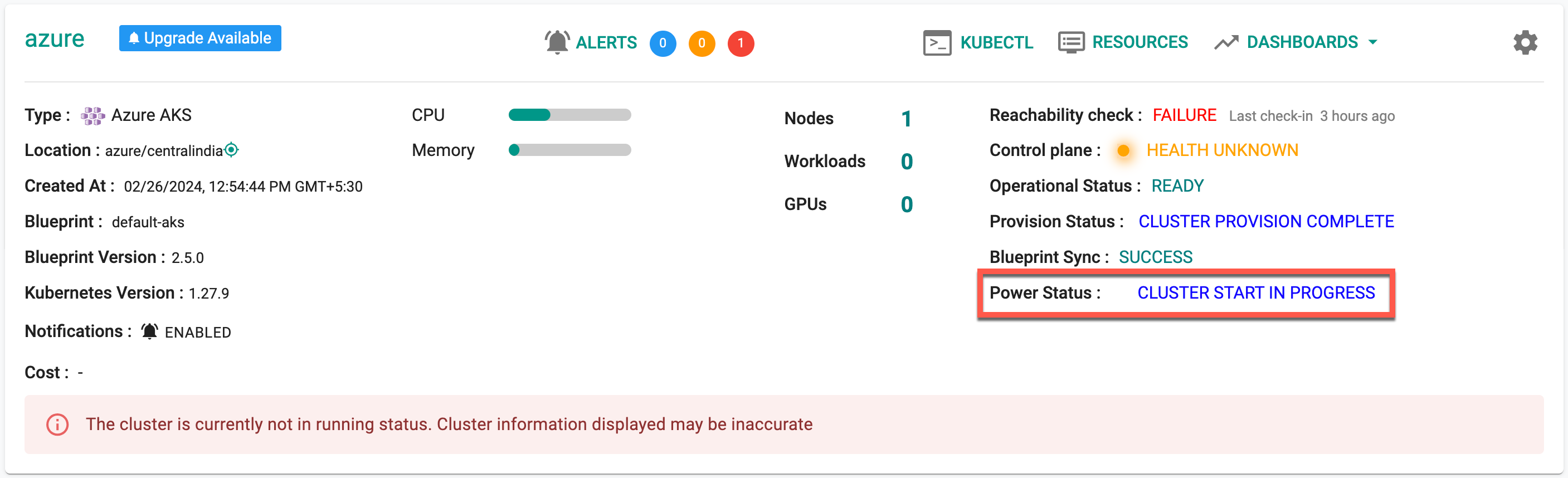 Create AKS Cluster