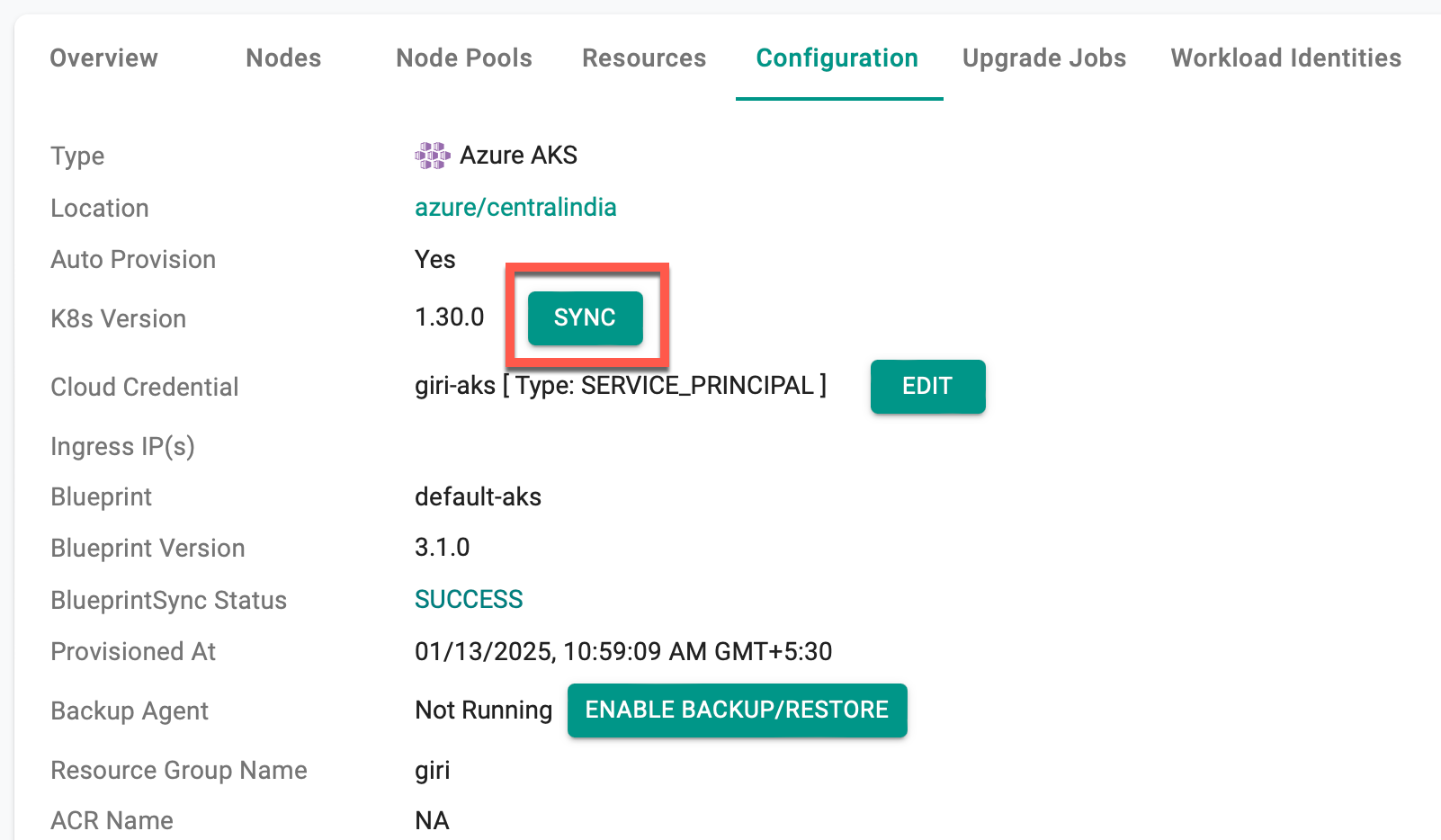 Cluster Provisioning