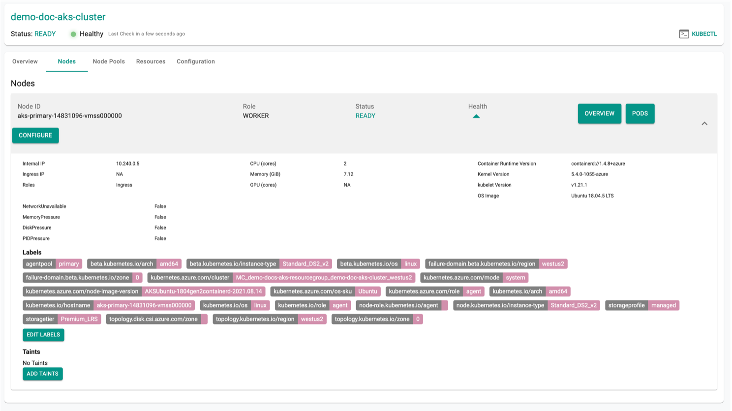 Worker Node Dashboard