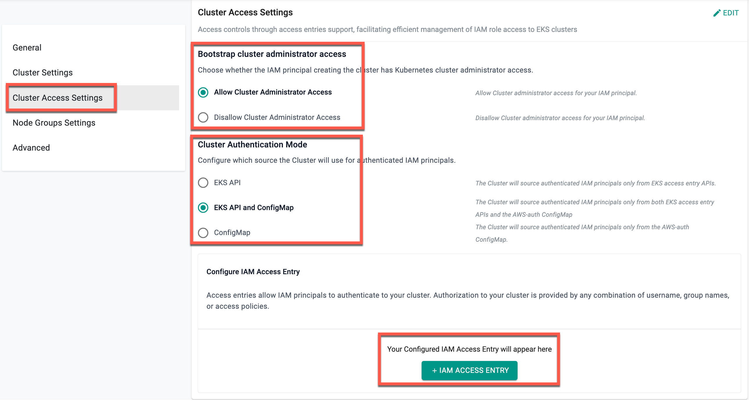 Configure EKS Cluster