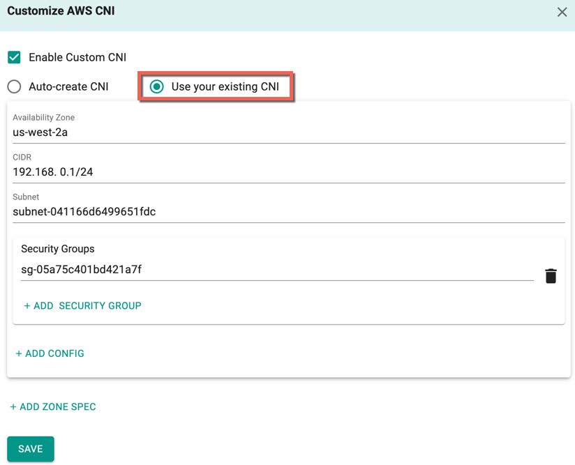 Configure EKS Cluster