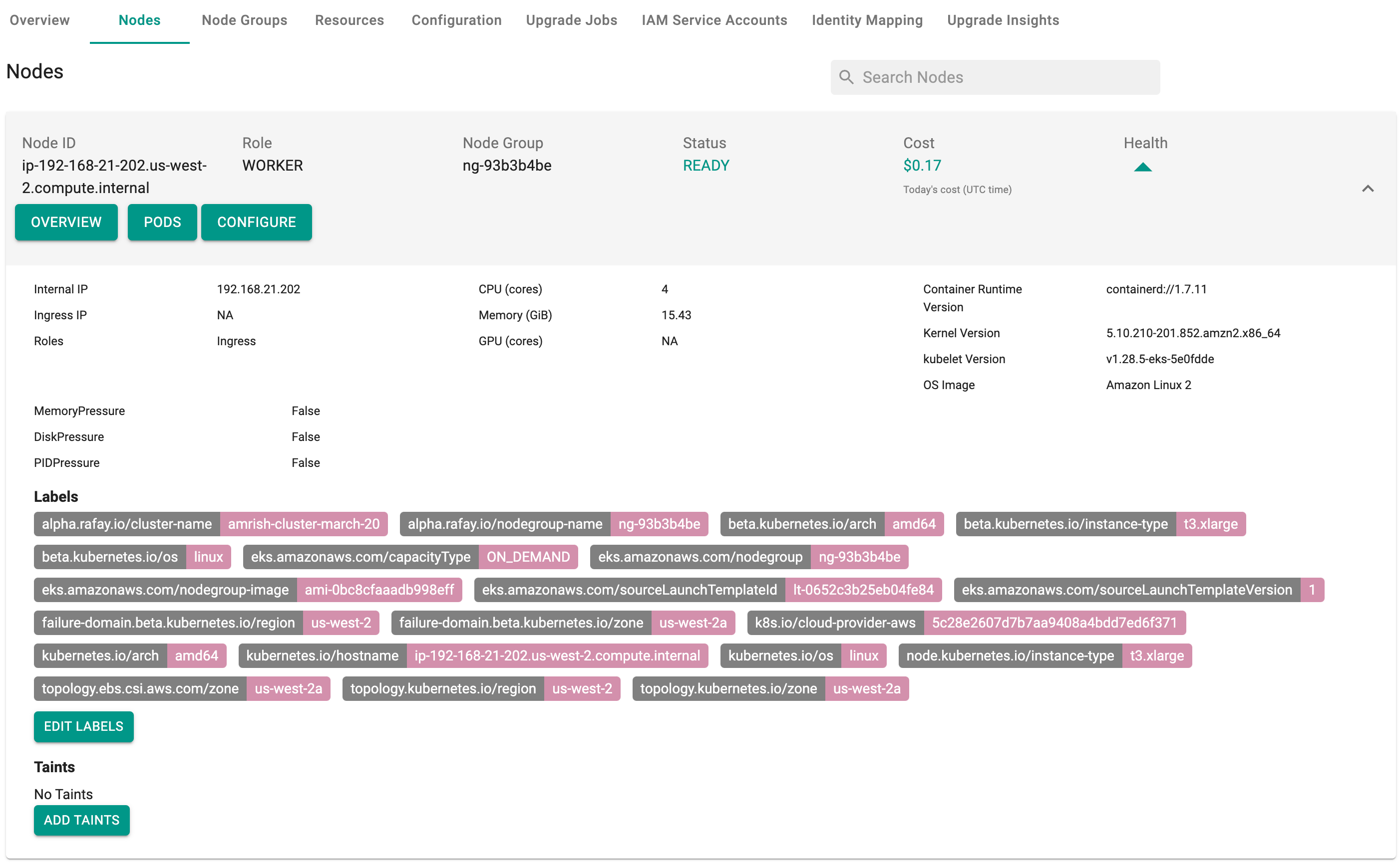 Manage Node Labels