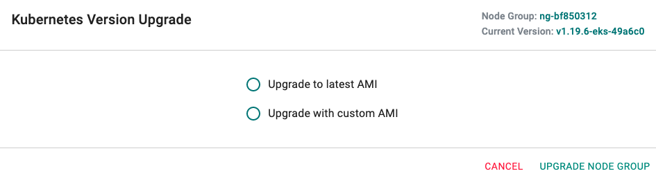 AMI Update Notification