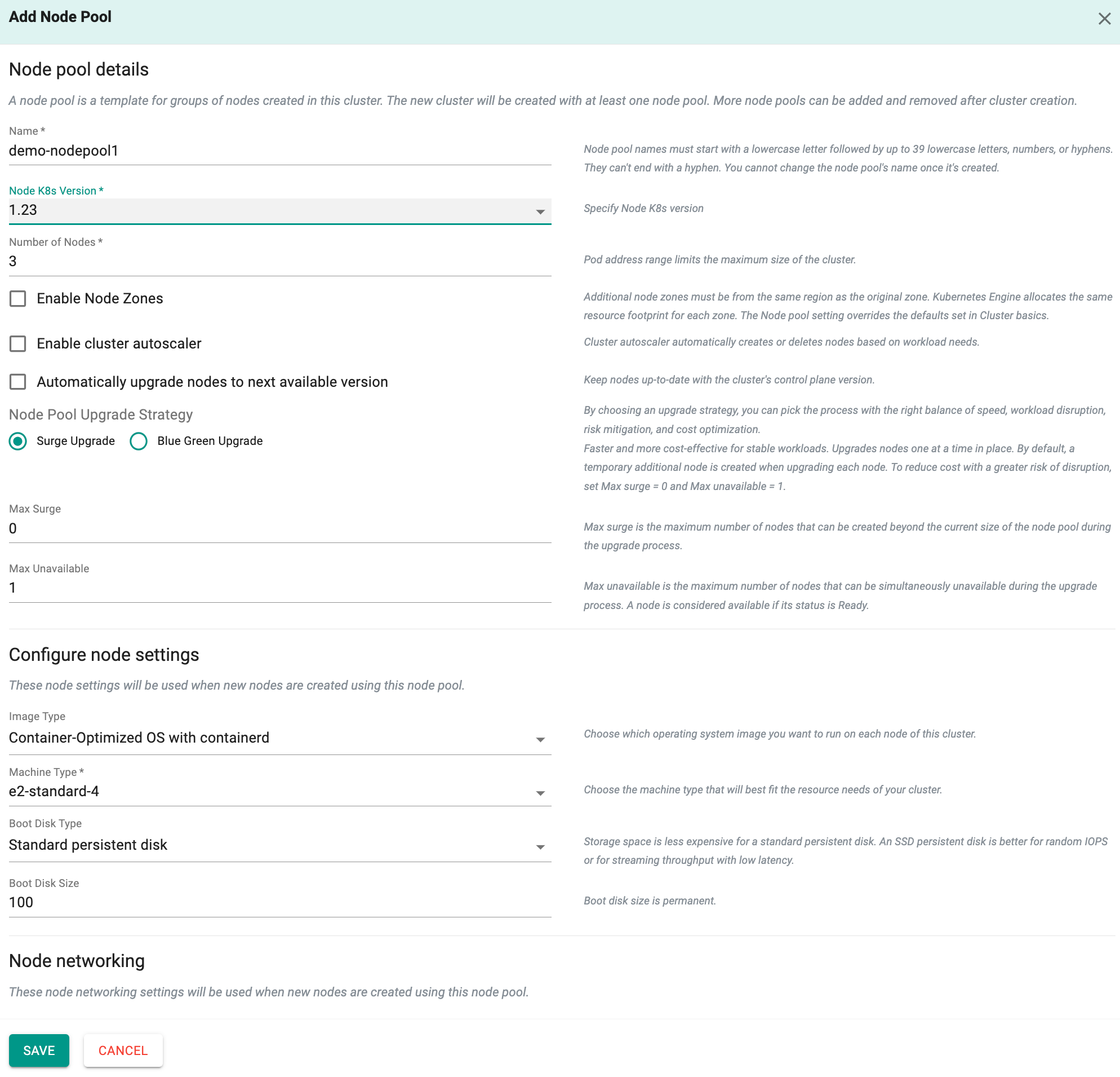 Add Node Pool