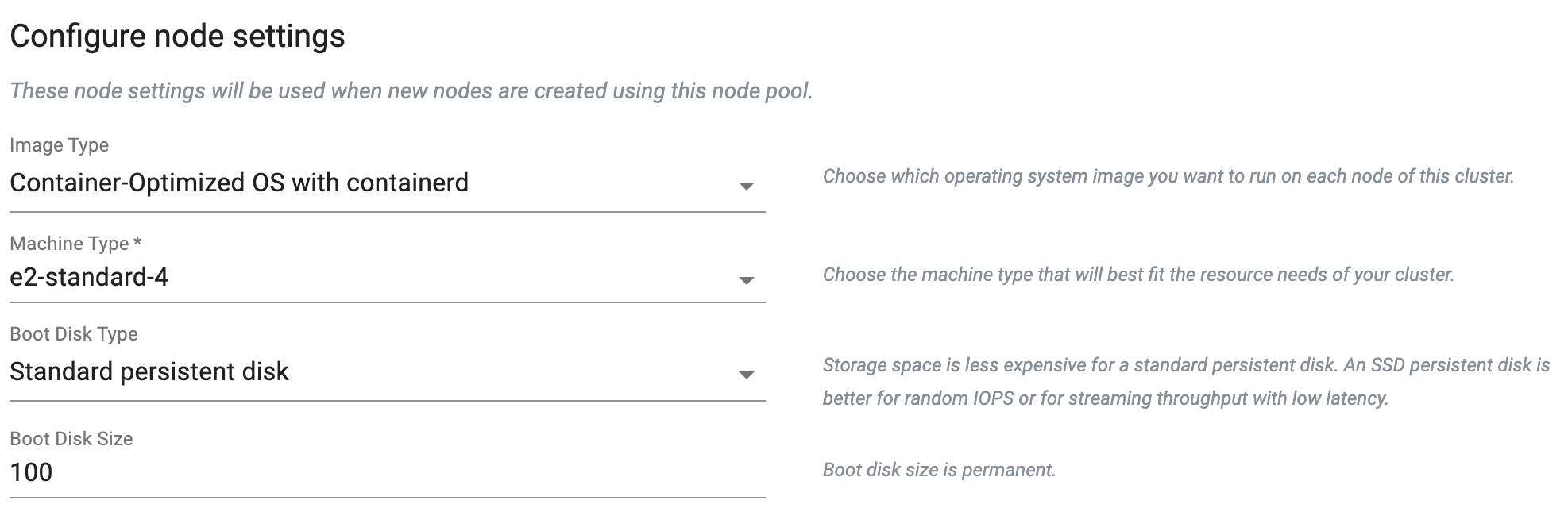 General Settings