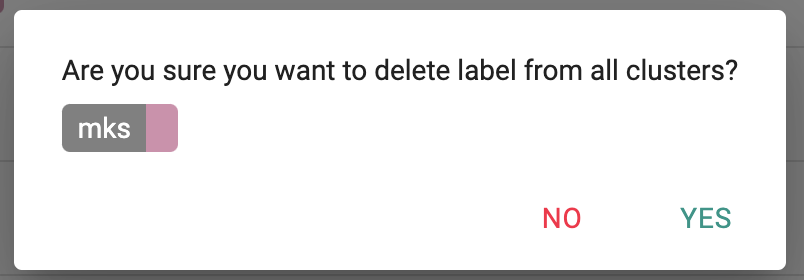 Manage Labels