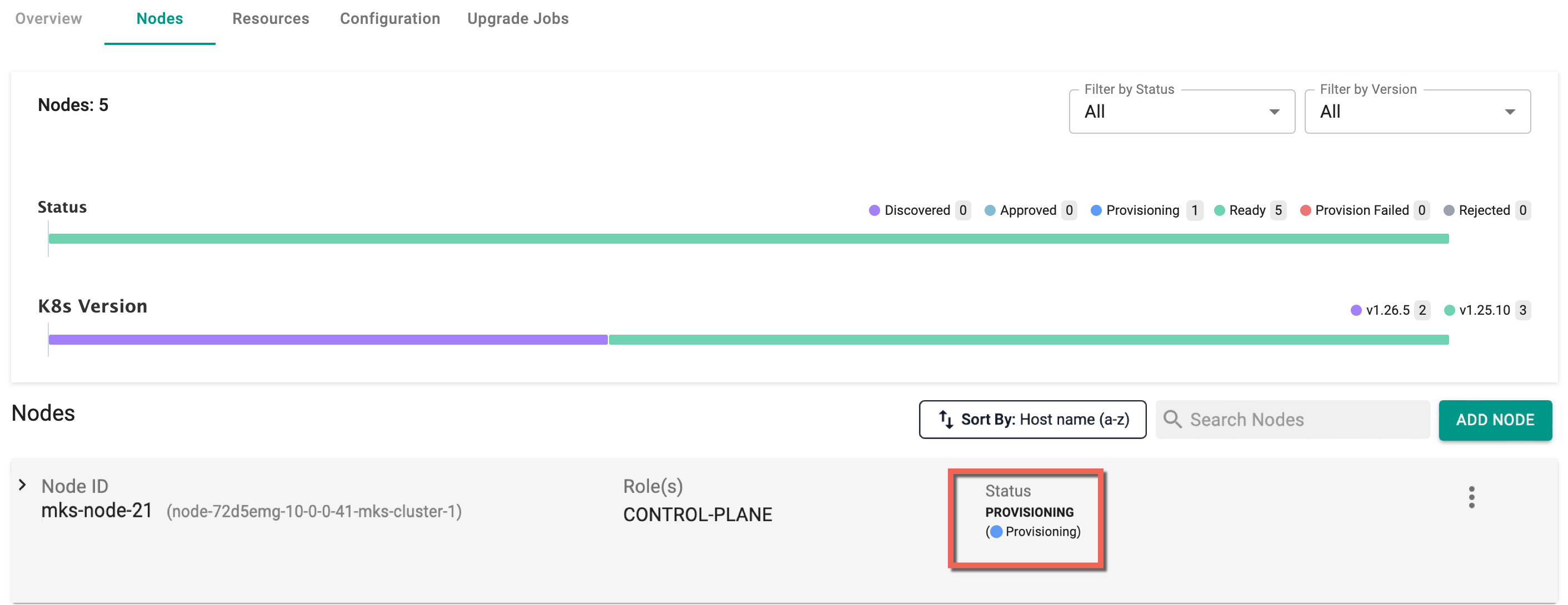 Provision Master Nodes