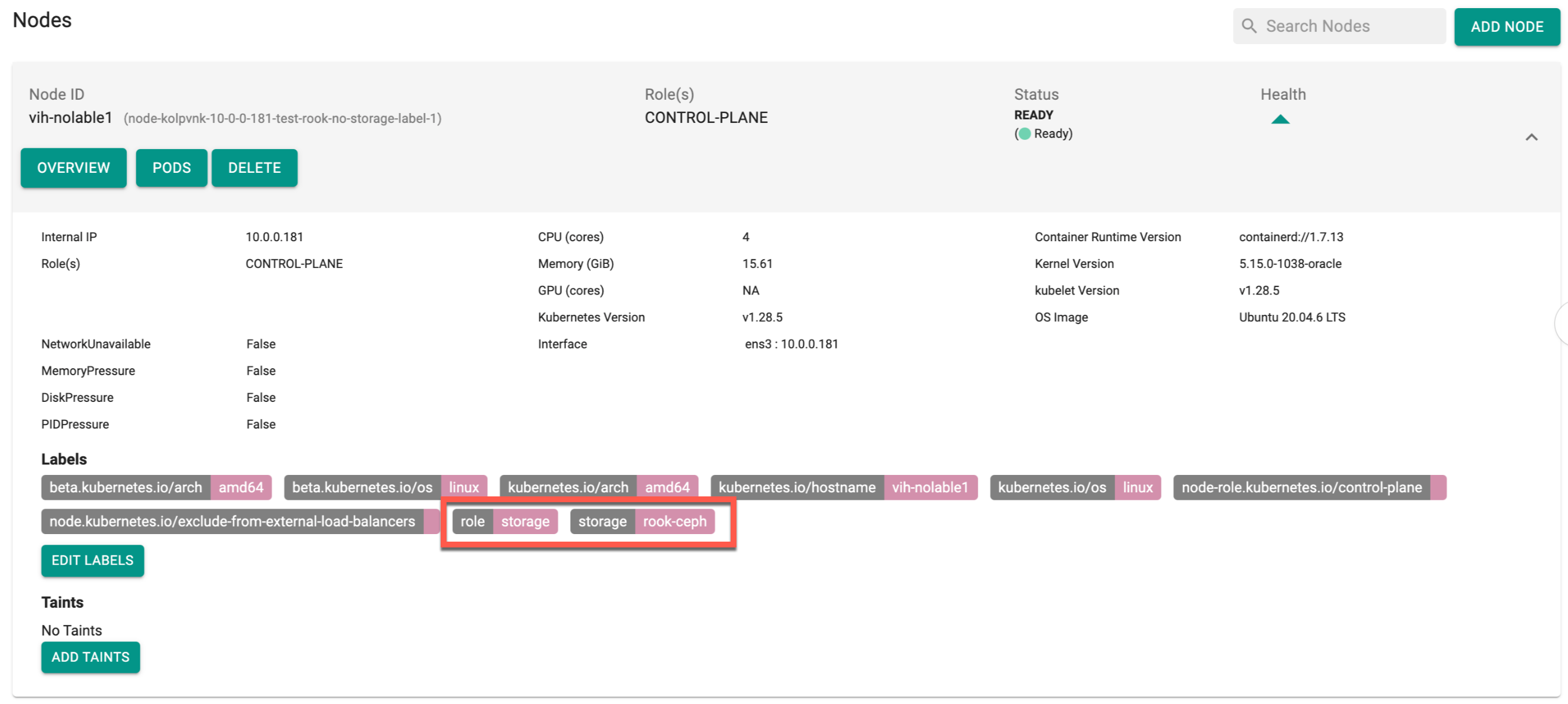 Provisioning Failure