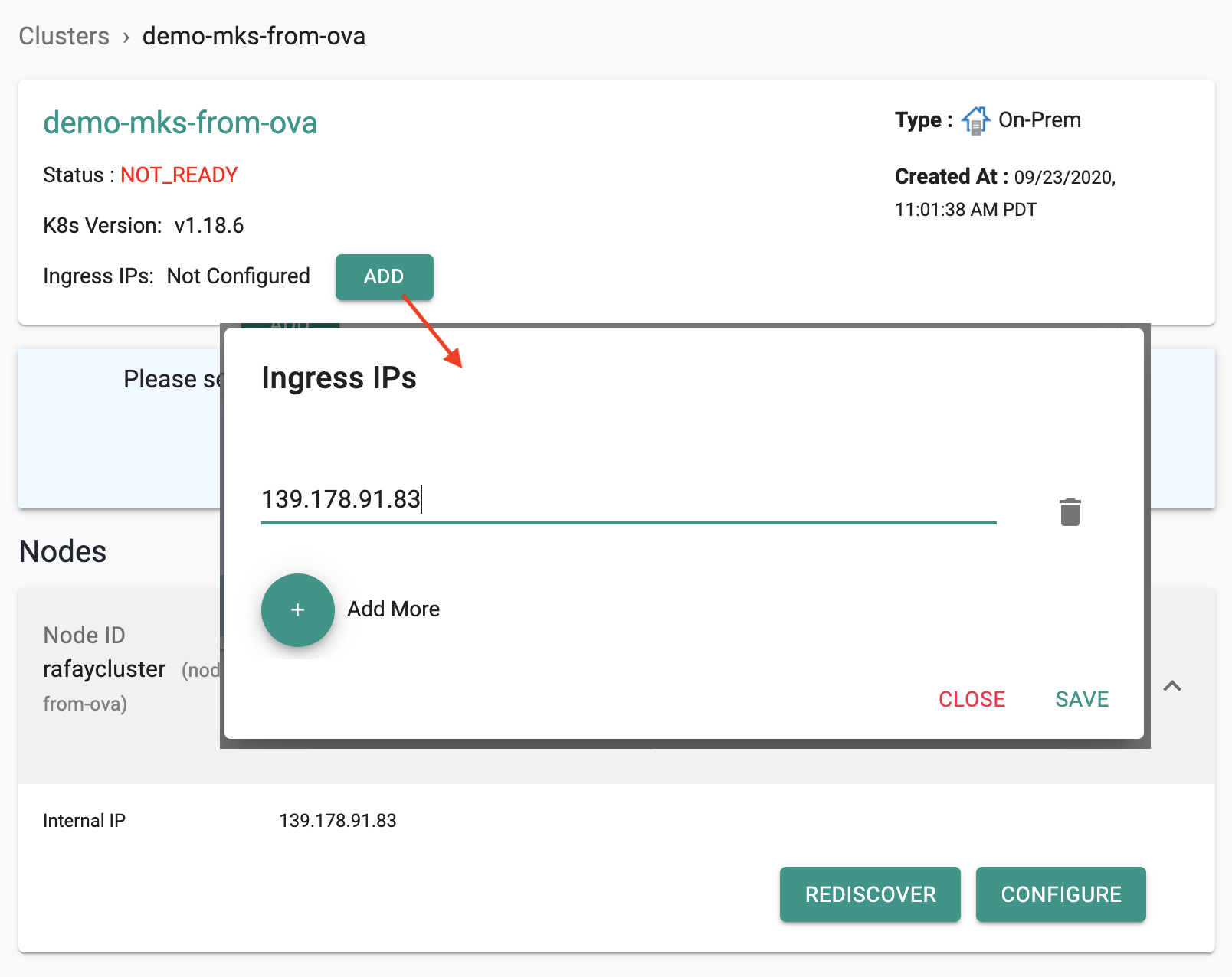 Configure IP