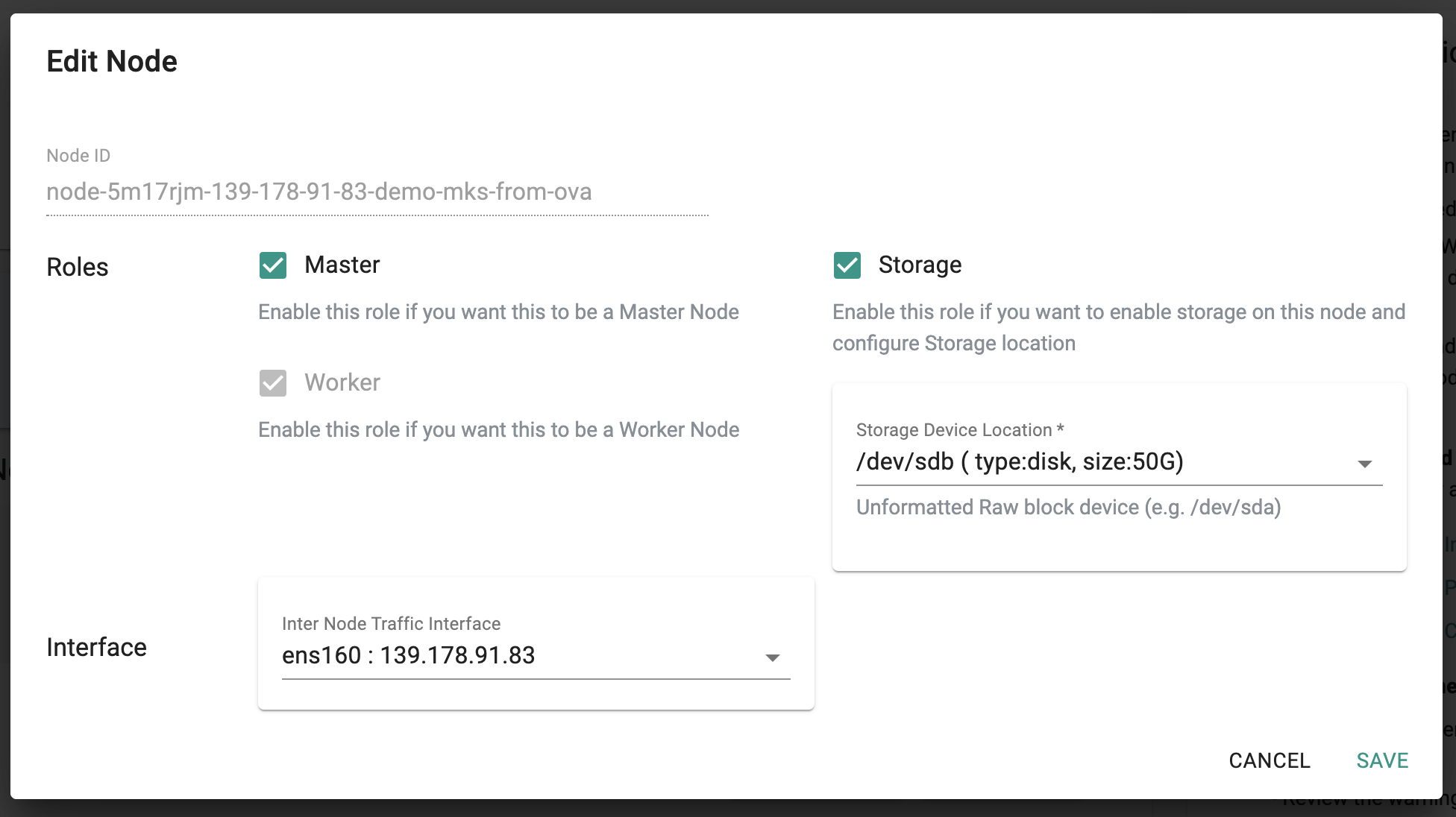 Configure Node