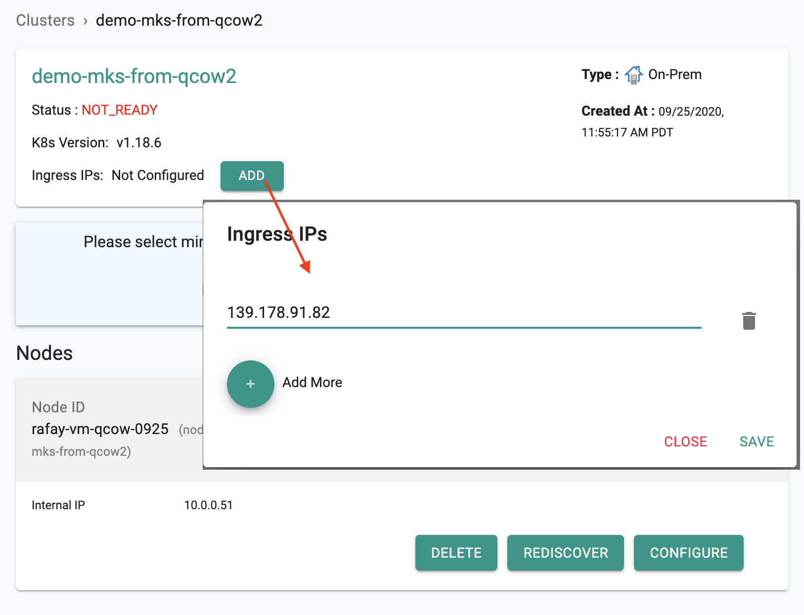 Configure IP