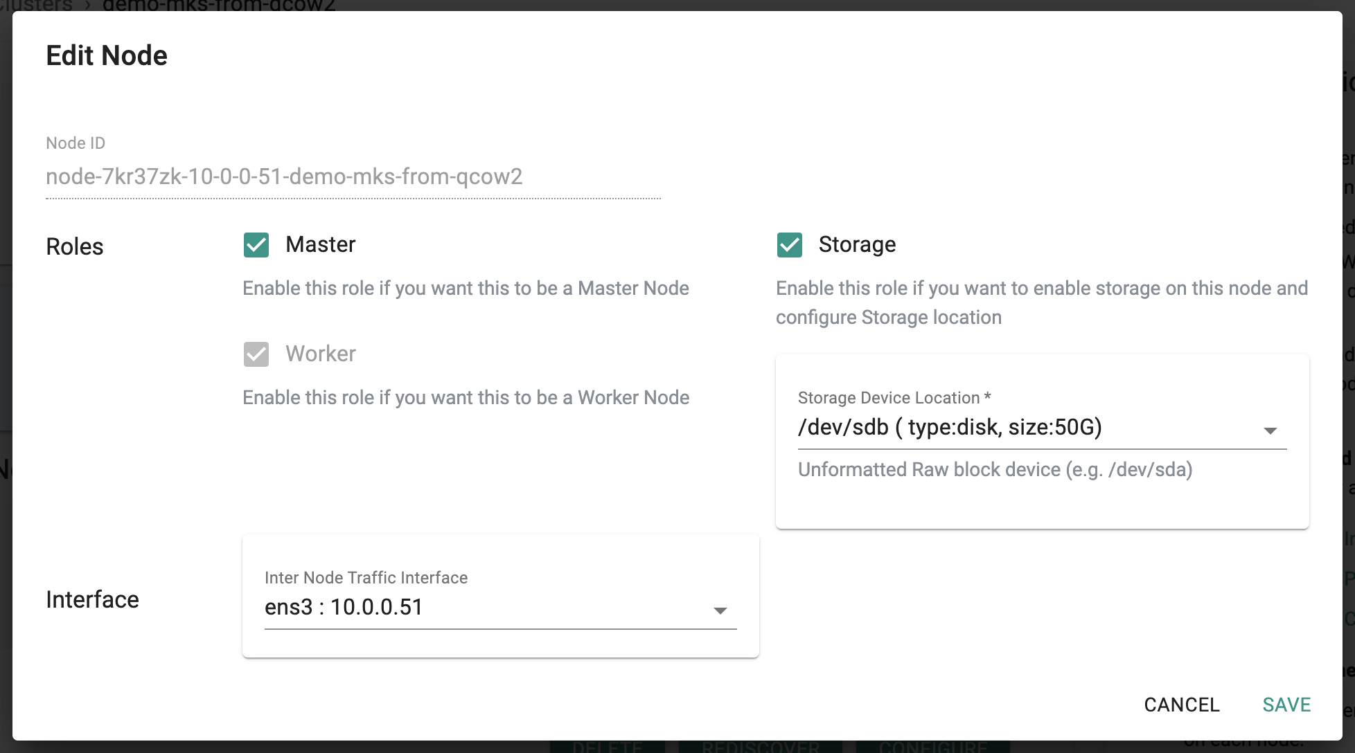 Configure Node