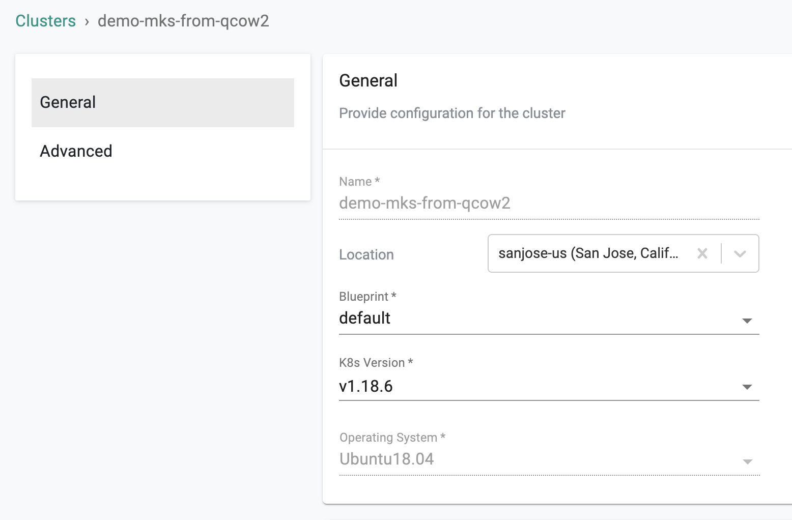 New QCOW2 Cluster