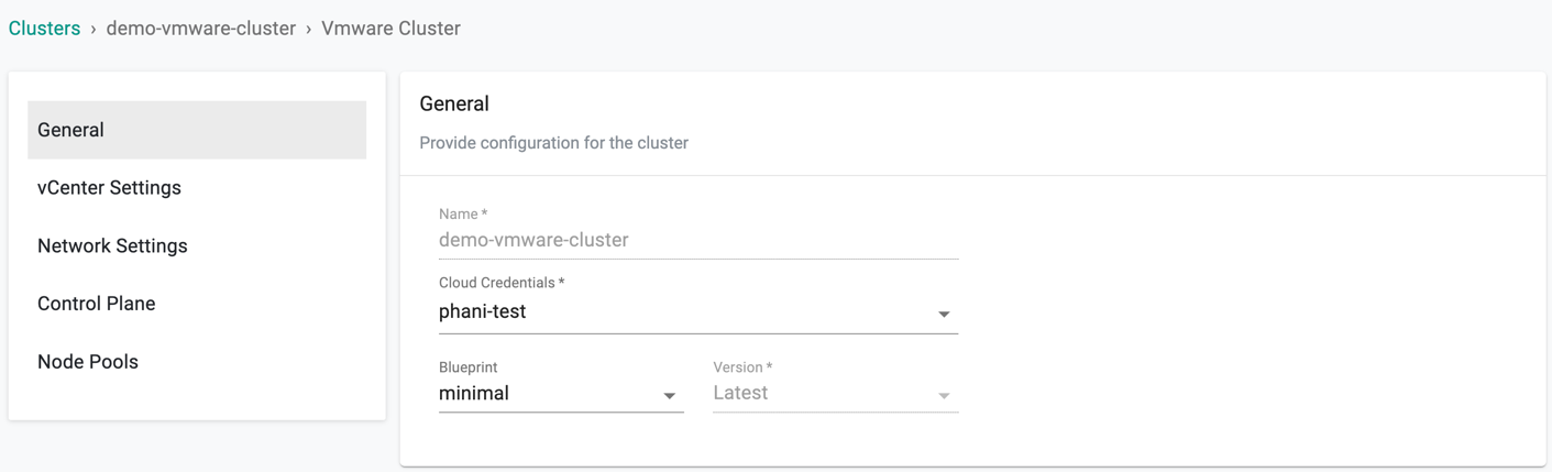 General Settings