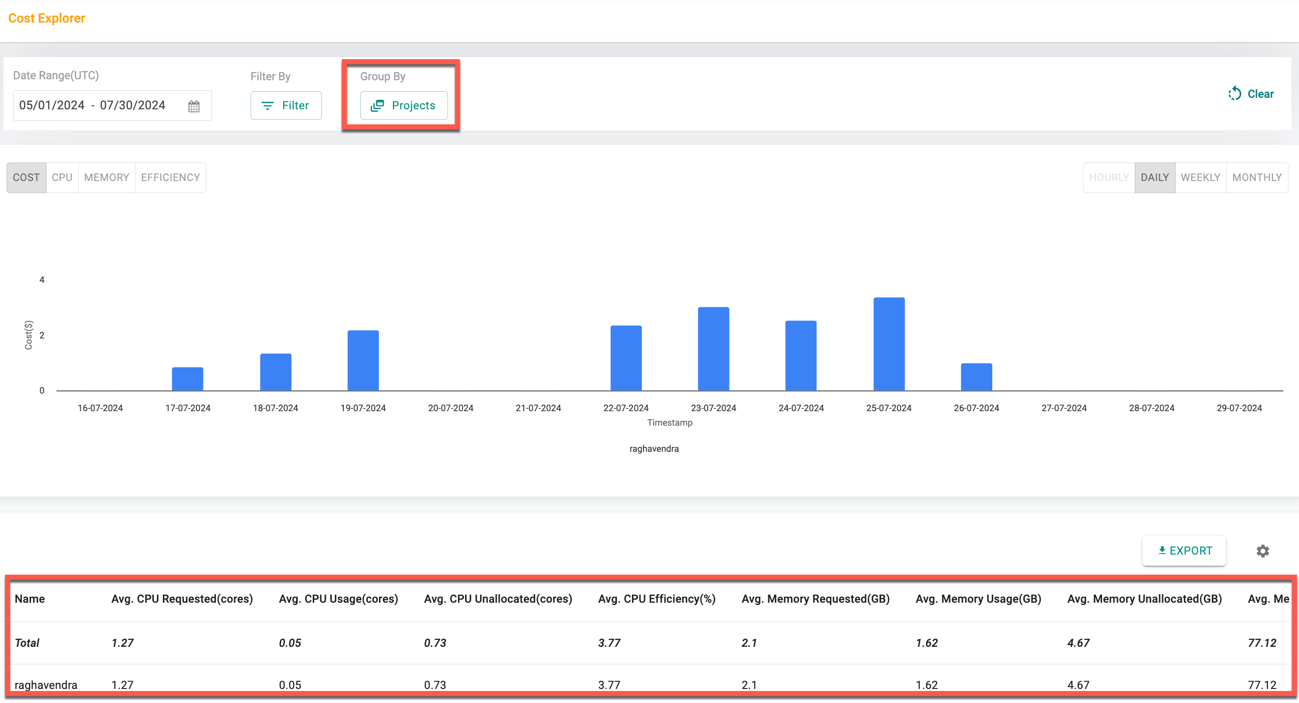 Cost Explorer