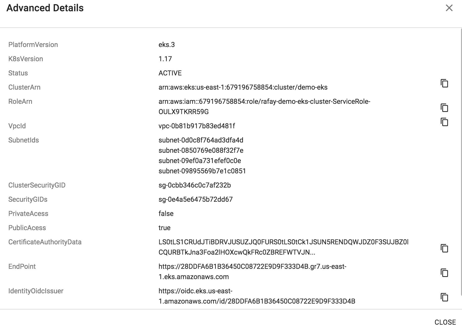 Cluster Configuration