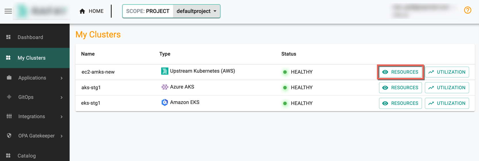 Org Dashboard