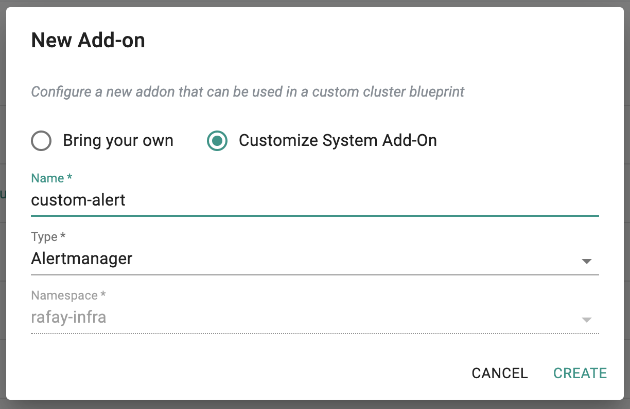 Custom AlertManager