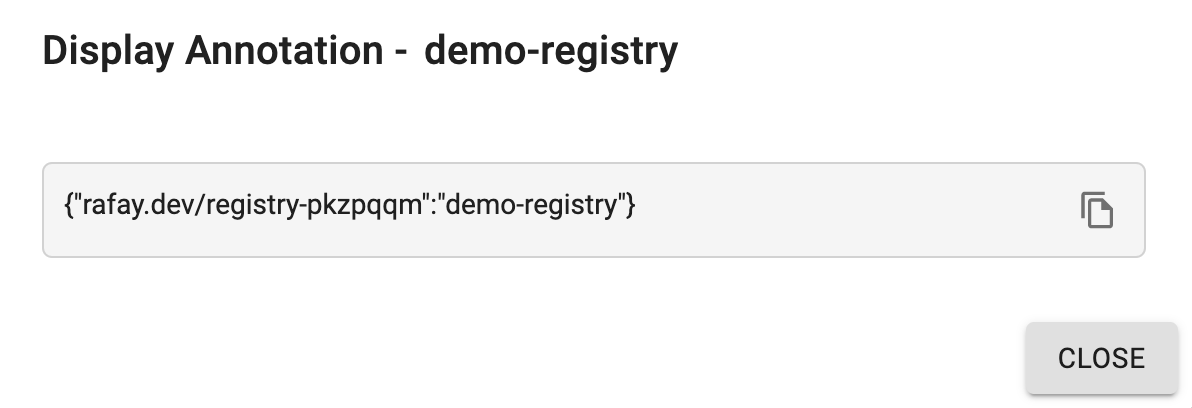 Copy Registry Annotations