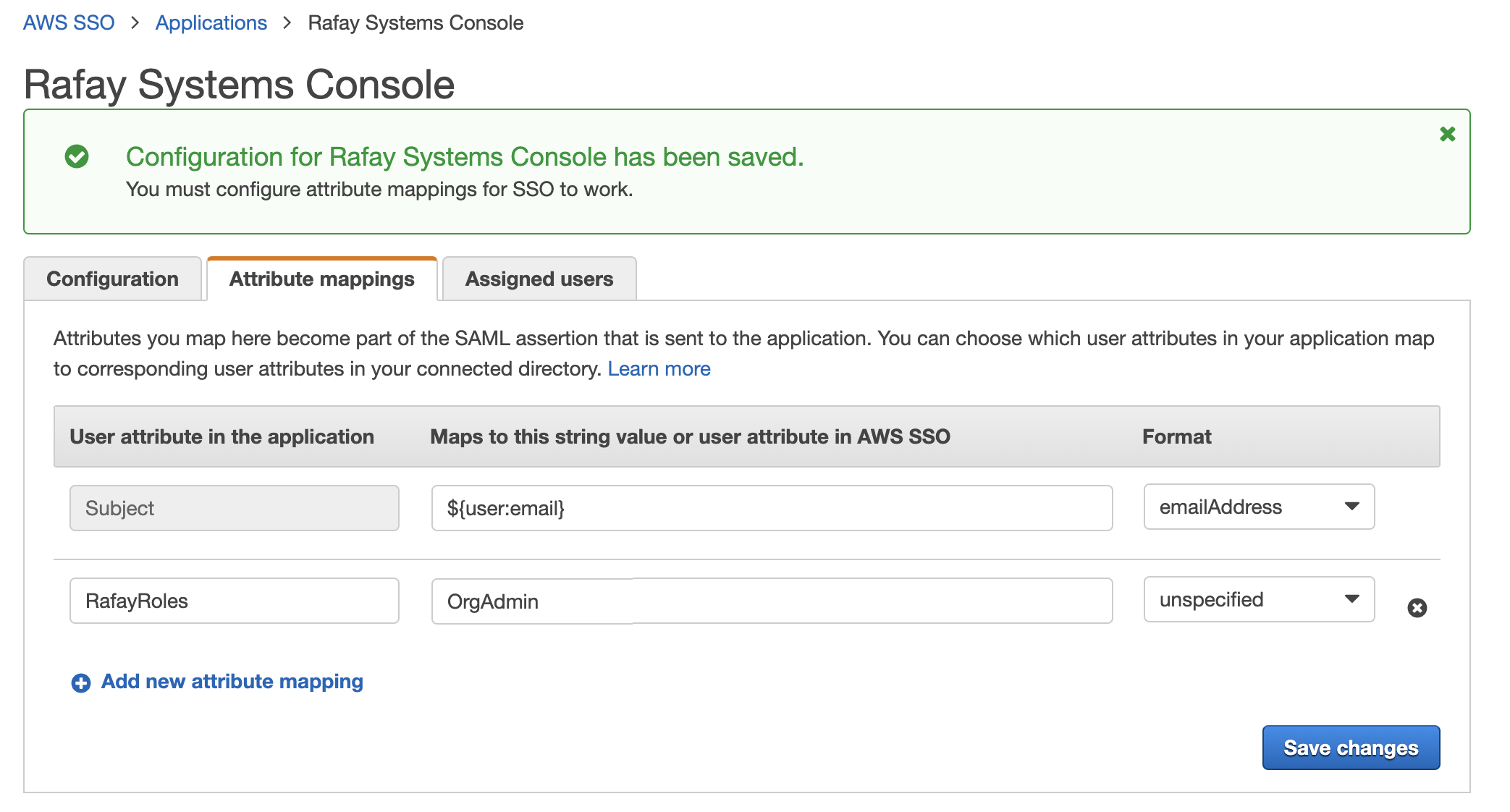 Configure SAML