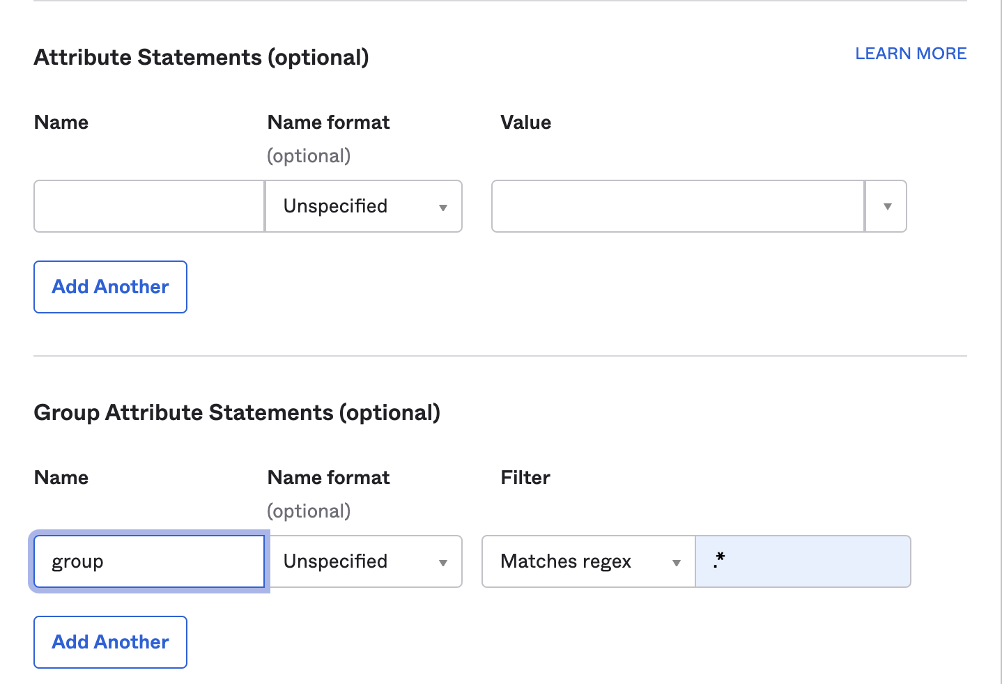 Configure SAML