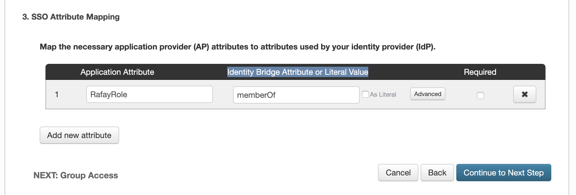 Group Attribute