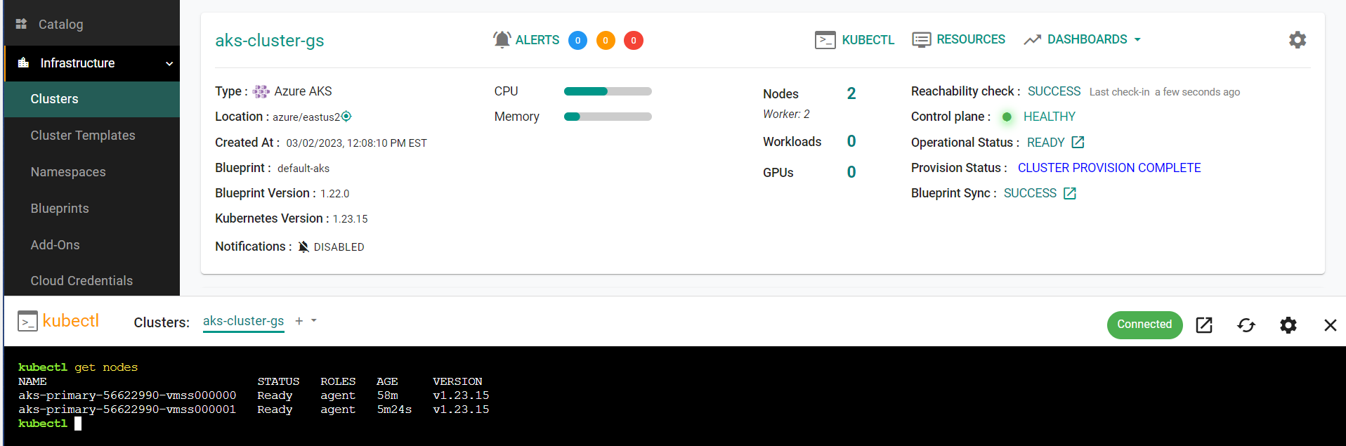 Git Cluster Update