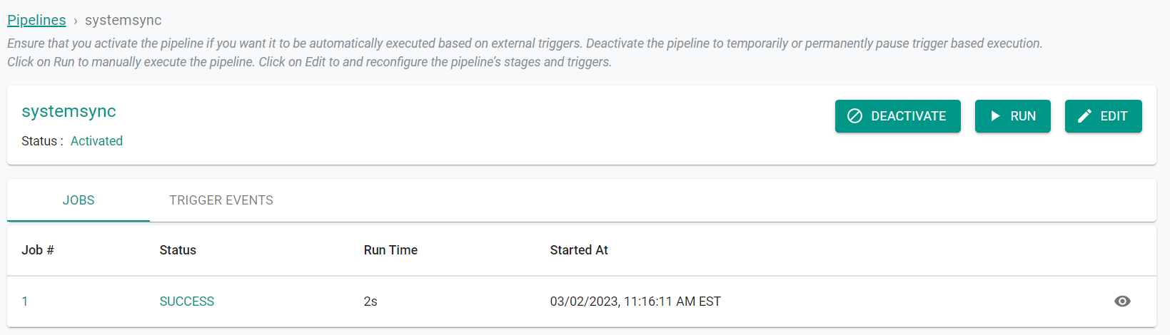 Initial Pipeline