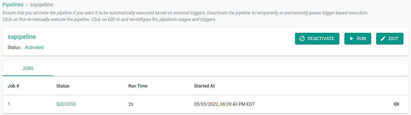 Initial Pipeline