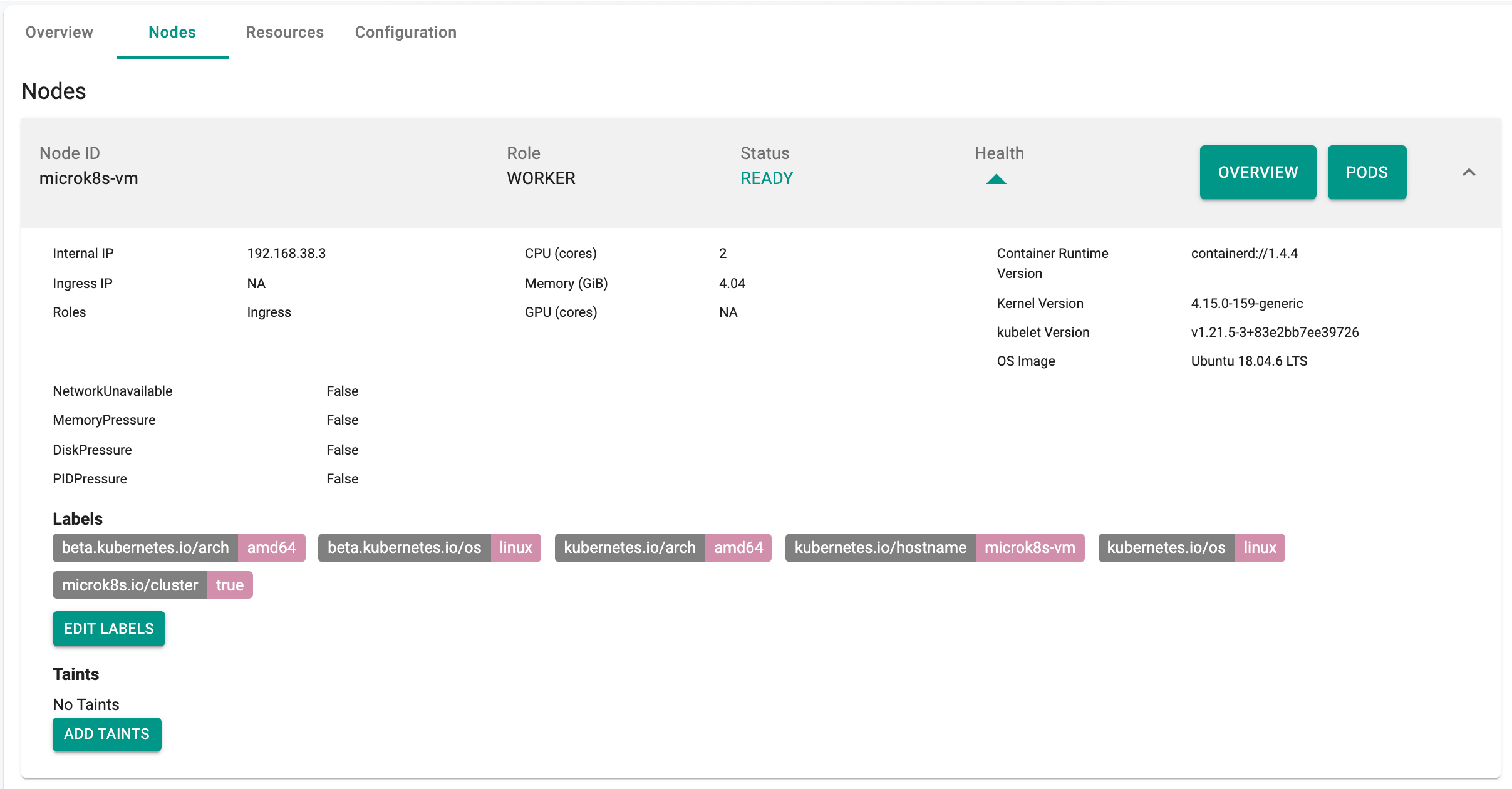 Node Dashboard