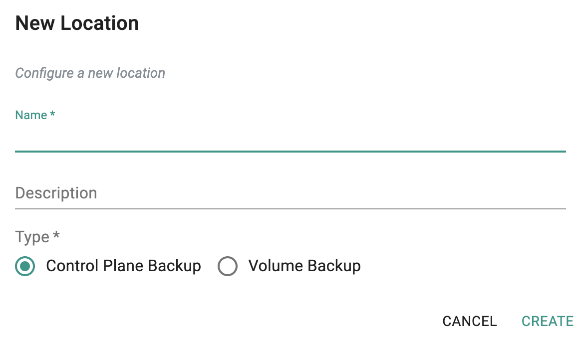 Backup Location