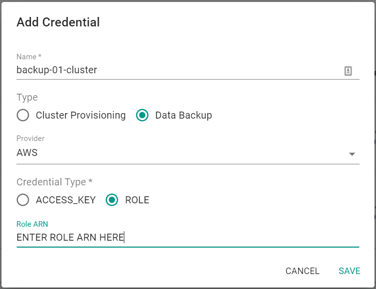 Cloud Credential