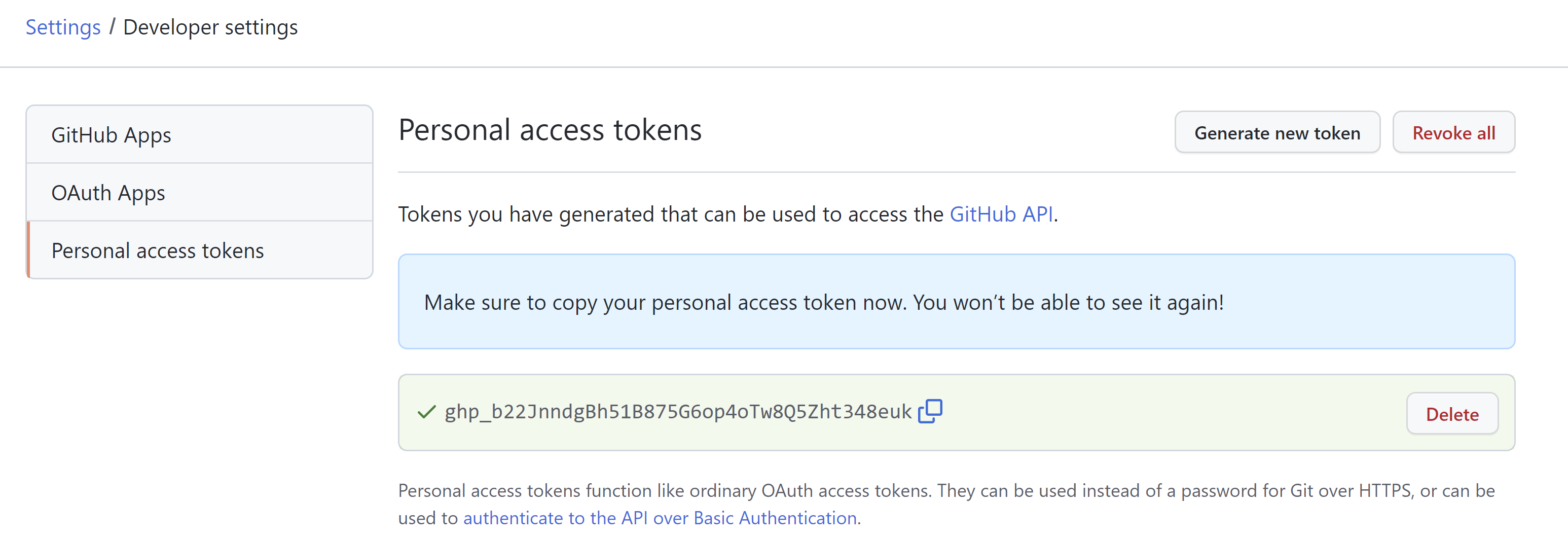 GitHub Token