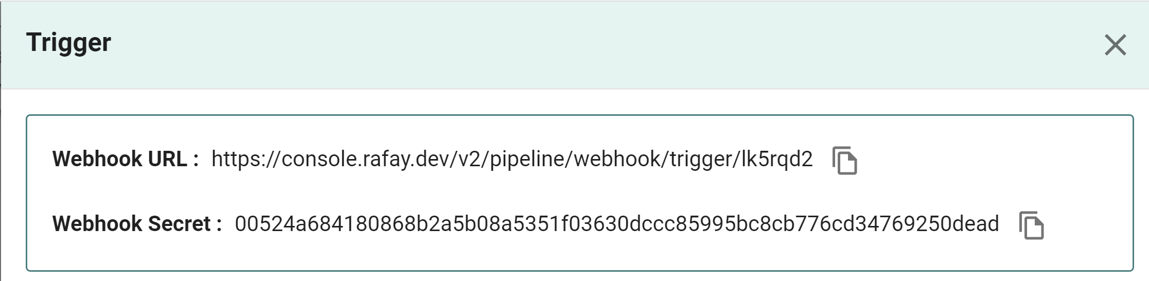 Trigger Webhook