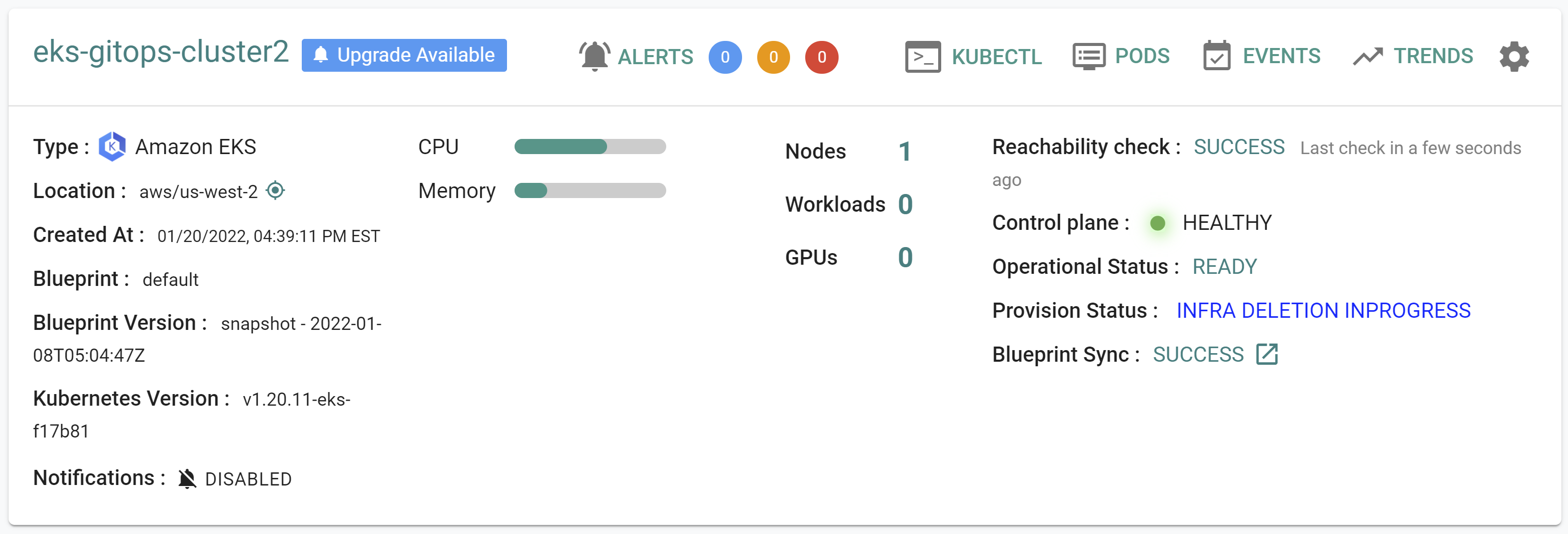 Pipeline Cluster Delete