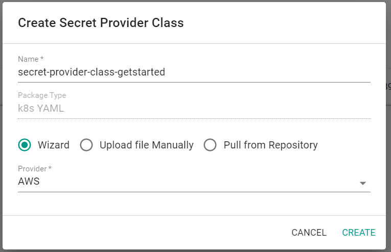 Create Secret Provider Class