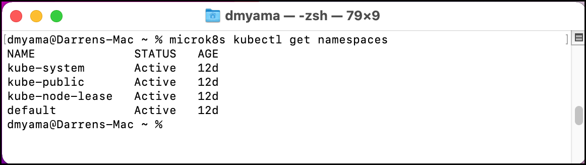 Get Namespaces