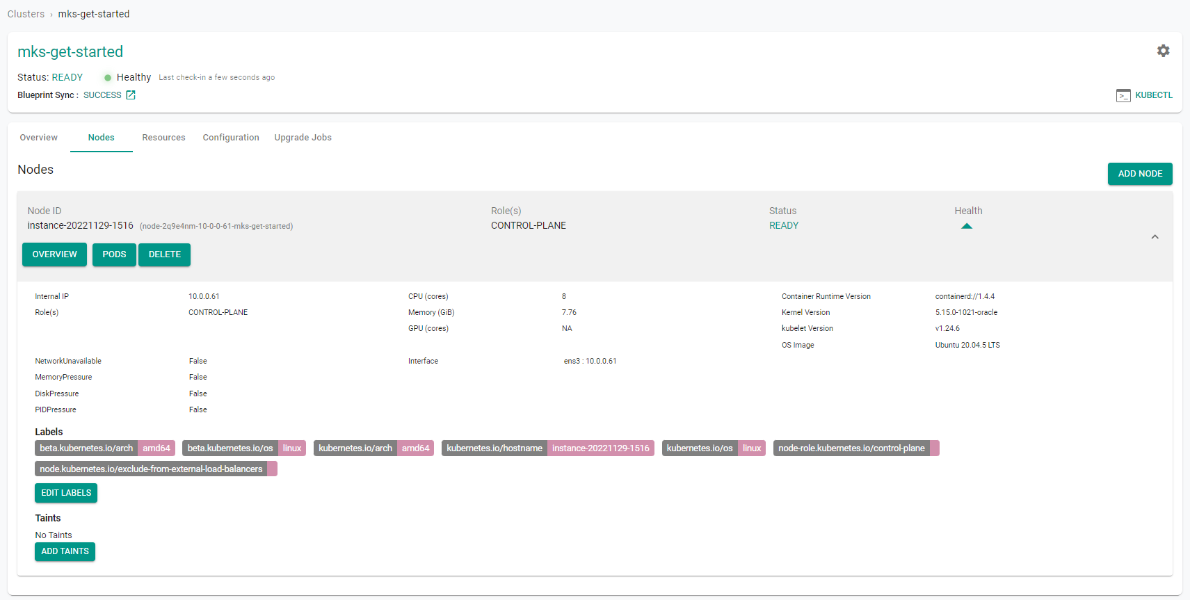 Node Dashboard