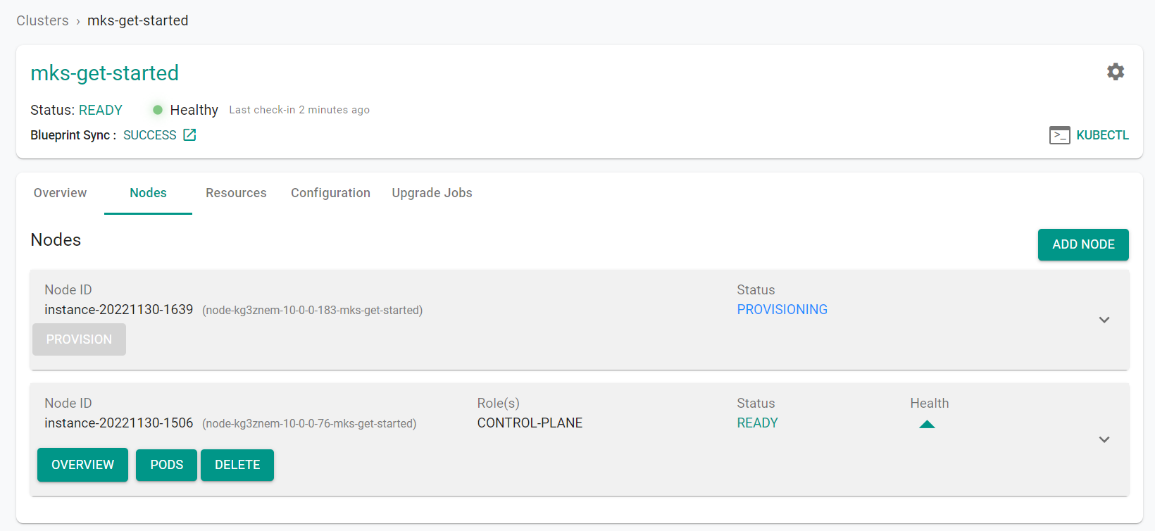 Verify Node Count