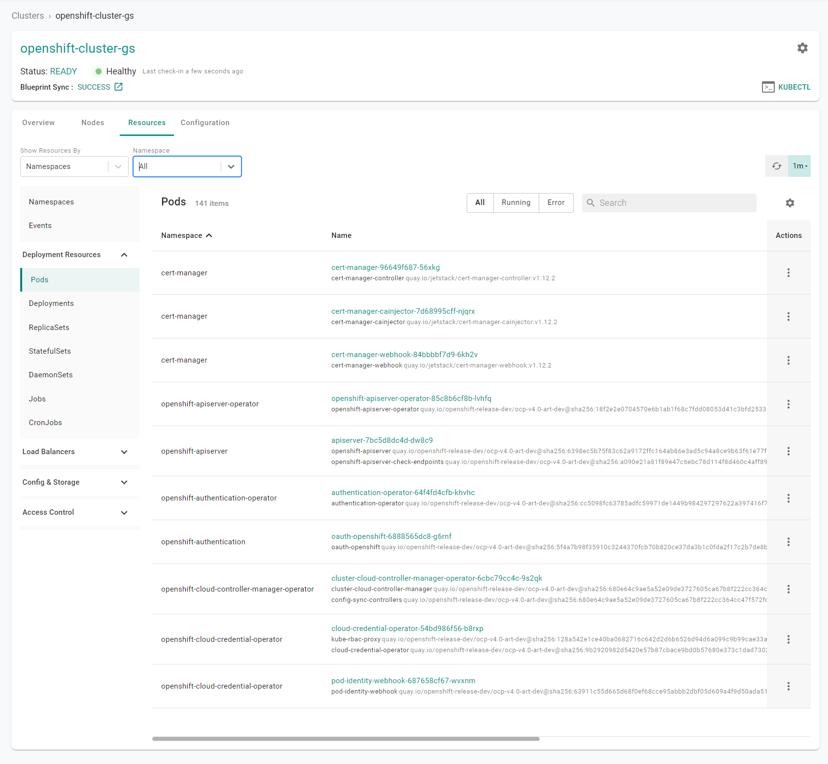 Kubernetes Dashboard